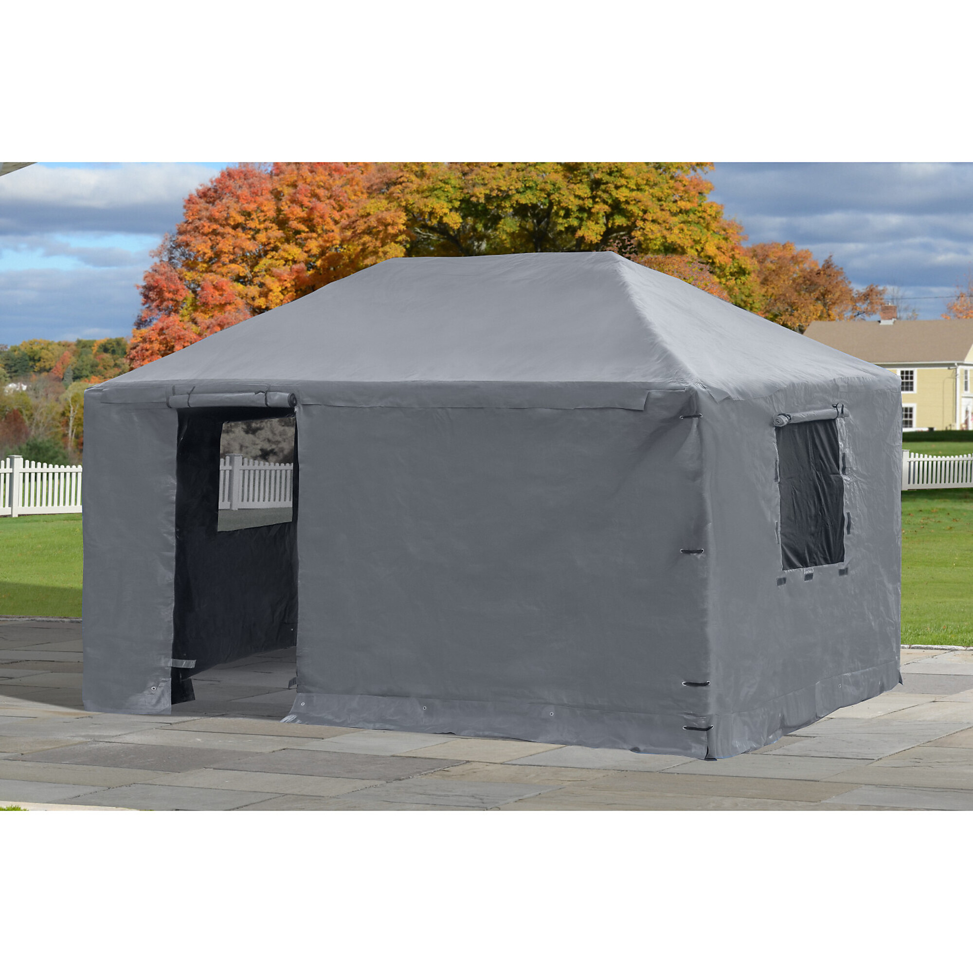 ShelterLogic Sojag Universal Winter Cover - 10ft. x 16ft., Polyethylene, Gray, Model# 135-9167481